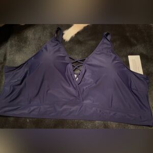 NWT Plus Bloomchic Swim top SZ 30